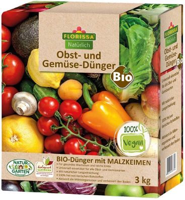 Florissa Obst- und Gemüsedünger, 3 kg