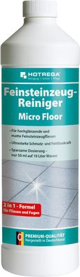 HOTREGA® Feinsteinzeug-Reiniger "Microfloor", 1 Liter Flasche