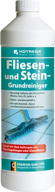 HOTREGA® Fliesen- und Stein-Grundreiniger, 1 Liter Flasche