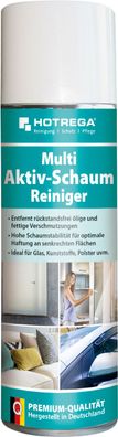 HOTREGA® Multi Aktiv-Schaum-Reiniger, 300 ml Sprühdose