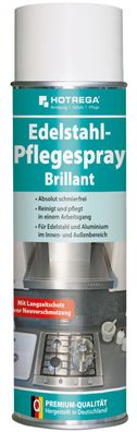 HOTREGA® Edelstahl-Pflegespray "Brillant", 500 ml Spraydose