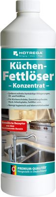 HOTREGA® Küchen-Fettlöser, 1 Liter Flasche (Konzentrat)