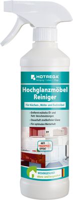 HOTREGA® Hochglanzmöbel Reiniger, 500 ml Flasche