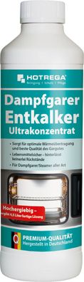 HOTREGA® Dampfgarer Entkalker, 500 ml Flasche