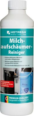 HOTREGA® Milchaufschäumer-Reiniger (desinfizierend), 500 ml Flasche (Konzentrat)