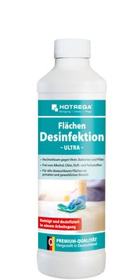 HOTREGA® Flächen Desinfektion -Ultra- mit Spitz-Einsatz, 500 ml