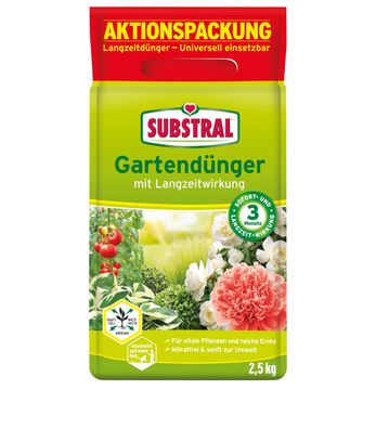 SUBSTRAL® Gartendünger mit Langzeitwirkung, 2,5 kg