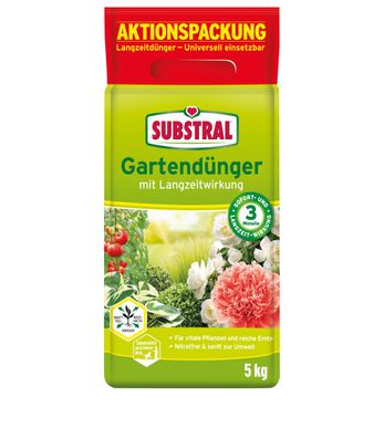 SUBSTRAL® Gartendünger mit Langzeitwirkung, 5 kg