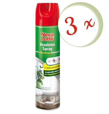 3 x NEXA LOTTE® Insektenspray, 400 ml