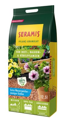 SERAMIS® Pflanz-Granulat für Beet-, Balkon- & Kübelpflanzen, 12,5 Liter