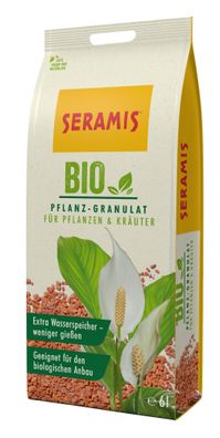 SERAMIS® BIO-Pflanzgranulat für Pflanzen & Kräuter, 6 Liter