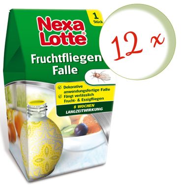 12 x NEXA LOTTE® Fruchtfliegenfalle, 1 Stück