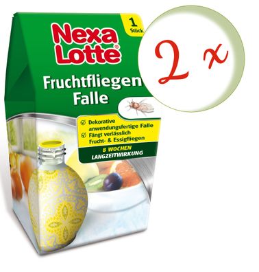 2 x NEXA LOTTE® Fruchtfliegenfalle, 1 Stück