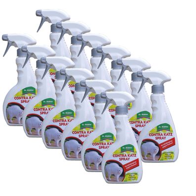 12 x DR. Stähler Contra Katz Spray, 500 ml