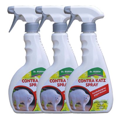 3 x DR. Stähler Contra Katz Spray, 500 ml