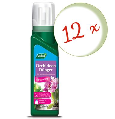 12 x WESTLAND® Orchideendünger, 200 ml