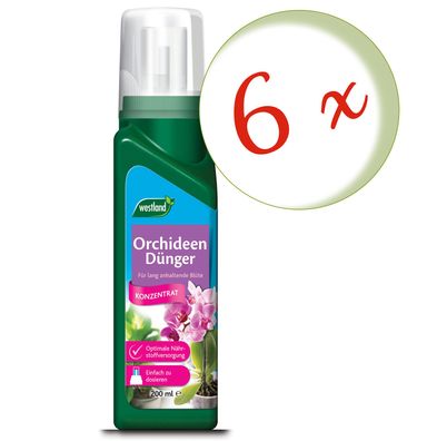 6 x WESTLAND® Orchideendünger, 200 ml