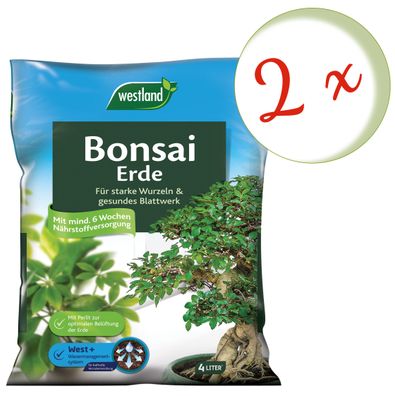 2 x WESTLAND® Bonsai Erde, 4 Liter