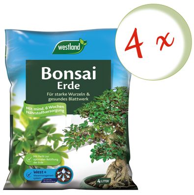 4 x WESTLAND® Bonsai Erde, 4 Liter