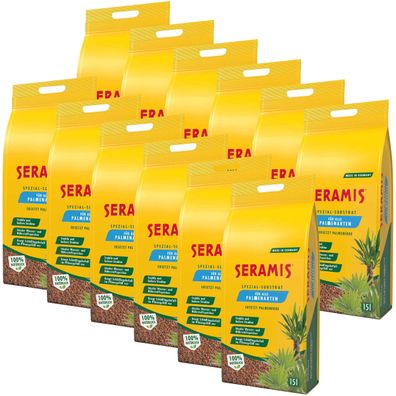 12 x SERAMIS® Spezial-Substrat für Palmen, 15 Liter