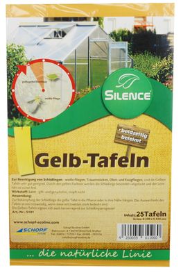 SCHOPF Silence® Gelbtafeln groß, 25 Stück