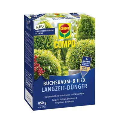 COMPO Buchsbaum- und Ilex Langzeit-Dünger neu, 850 g