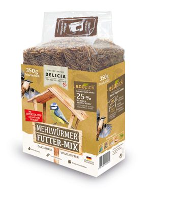 DELICIA® Mehlwürmer FutterMix, 350 g