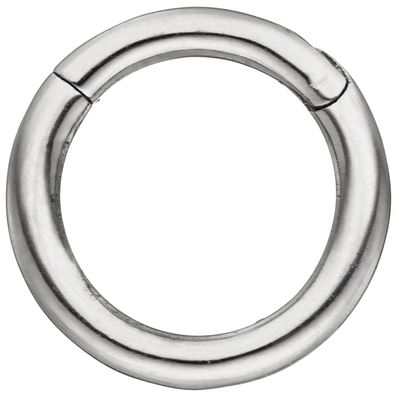 Segmentring aus Edelstahl mit Klick-System Scharnier Ringstärke 1,2 mm