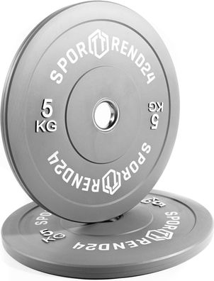 Sporttrend 24 - Bumper Plate 2 x 5kg | Hantelscheibe Gewichtsscheibe Gewichtscheibe