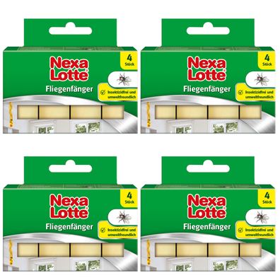 4 x NEXA LOTTE® Fliegenfänger, 4 Stück