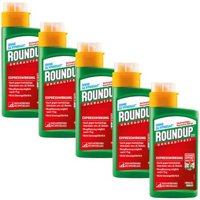 5 x ROUNDUP® Express Konzentrat, 400 ml