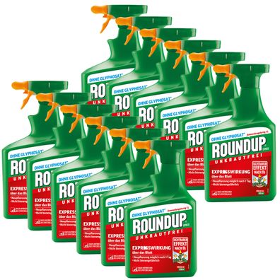 12 x ROUNDUP® Express AF Sprühflasche, 1 Liter