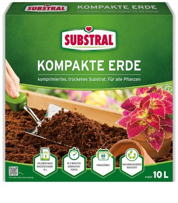 SUBSTRAL® Kompakte Blumenerde, 10 Liter