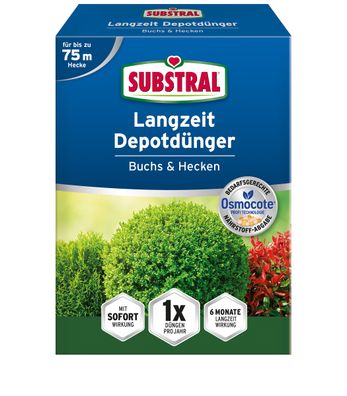 SUBSTRAL® Langzeit Depotdünger für Buchs & Hecken, 1,5 kg