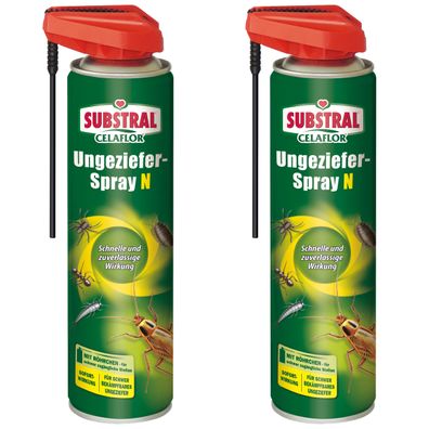 2 x SUBSTRAL® Celaflor® Ungezieferspray N, 400 ml