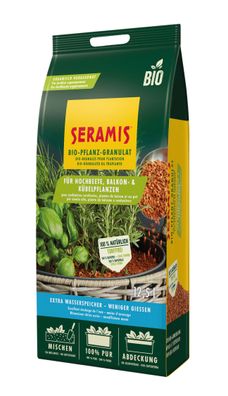 SERAMIS® Bio-Pflanz-Granulat für Hochbeete, Balkon- & Kübelpflanzen, 12,5 Liter