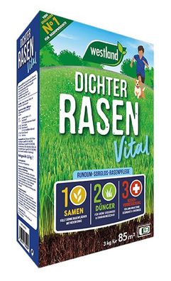 WESTLAND® Dichter Rasen Vital, 3 kg für 85 m²