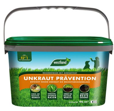 WESTLAND® Unkraut Prävention, 4,8 kg für 96 m²