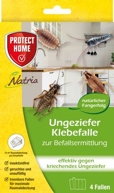 Protect HOME® Ungeziefer Klebefalle, 4 Stück