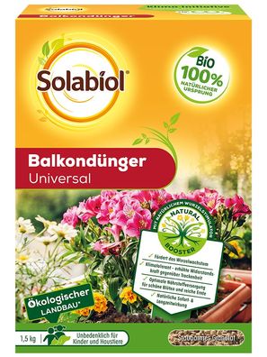 SBM Solabiol Balkondünger, 1,5 kg