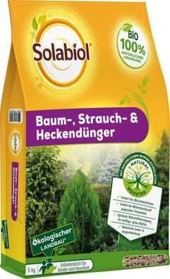 SOLABIOL® Baum-, Strauch & Heckendünger, 5 kg