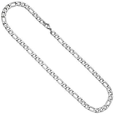 X-Mas SALE: Figarokette Edelstahl 50 cm Kette Halskette Karabiner