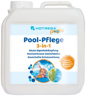 HOTREGA® Pool-Pflege 3in1, 2 Liter Kanister (Konzentrat)