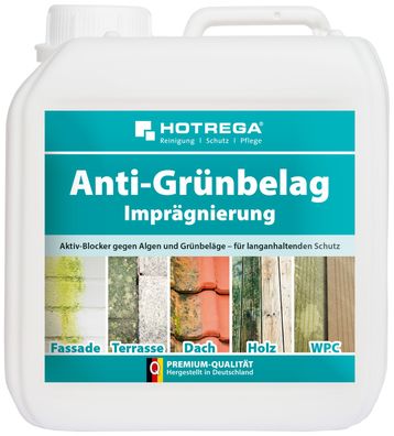 HOTREGA® Anti-Grünbelag Imprägnierung, 2 Liter Kanister