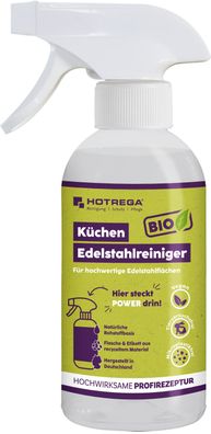 HOTREGA® Bio Küchen-Edelstahlreiniger, 500 ml Sprühflasche