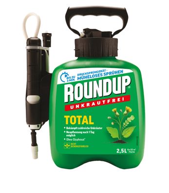 ROUNDUP® Unkrautfrei Total AF Drucksprühsystem, 2,5 Liter