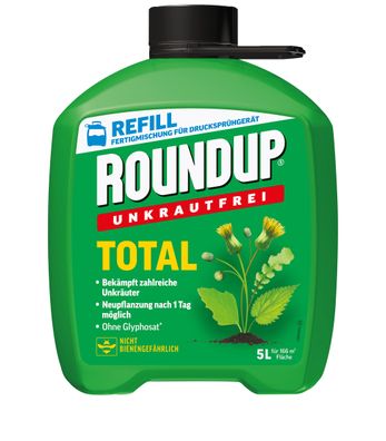 ROUNDUP® Unkrautfrei Total AF Fertigmischung, 5 Liter