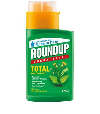 ROUNDUP® Unkrautfrei Total Konzentrat, 270 ml