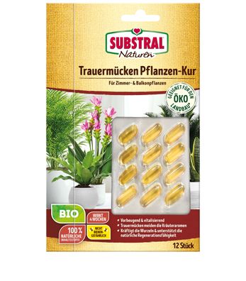 SUBSTRAL® Naturen® Trauermücken Pflanzen-Kur BIO, 12 Stück