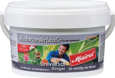 MAIROL Universal Dünger Kristall, 500 g, Wachstumskristalle